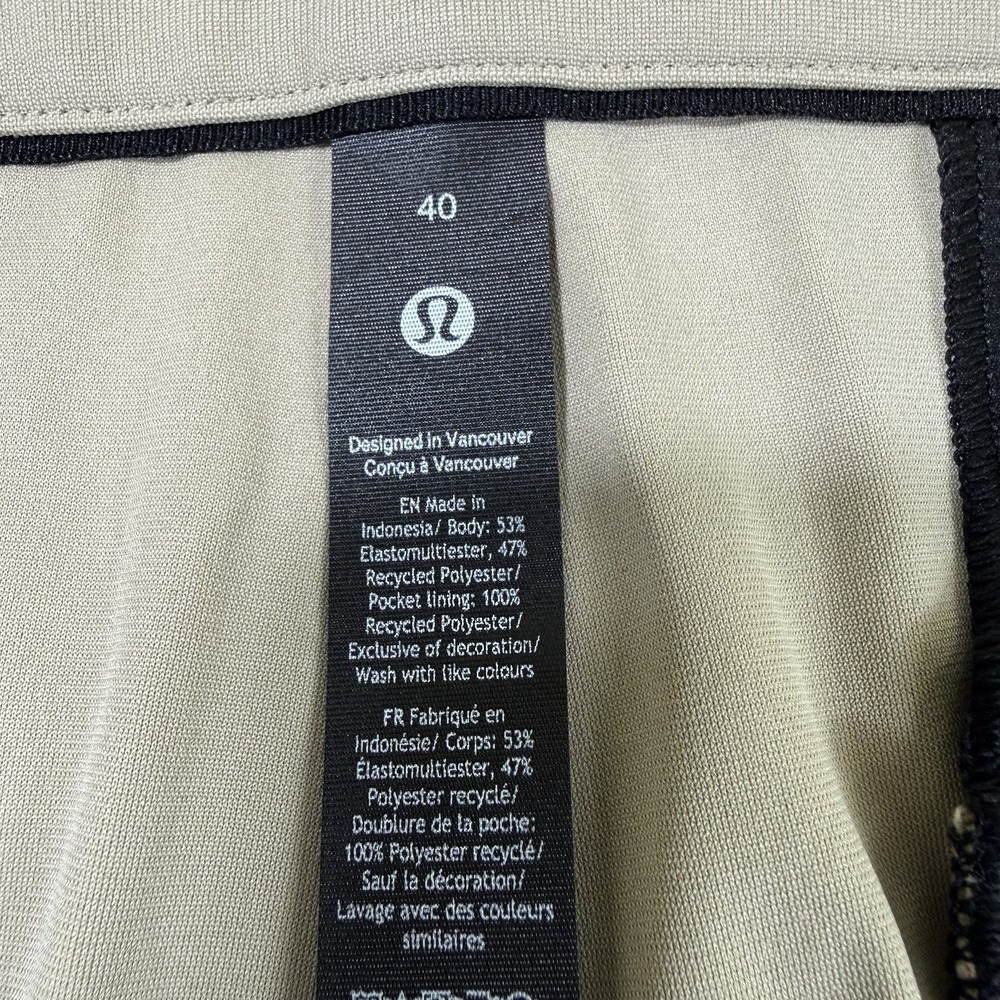 Lululemon‎ Commission Pants Mens 40x28 5 Pocket Chino Beige Performance Stretch - Picture 6 of 16